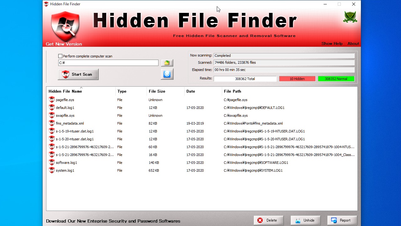 Hidden File Finder