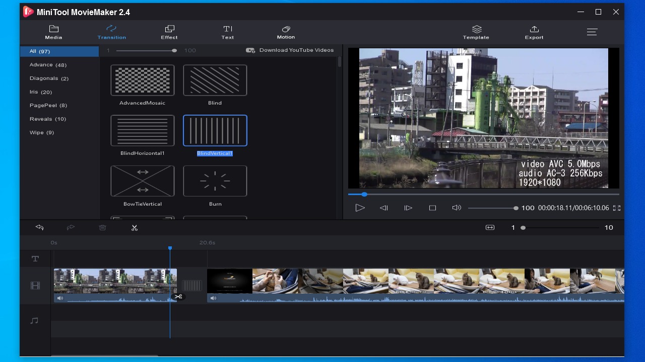 MiniTool MovieMaker Free