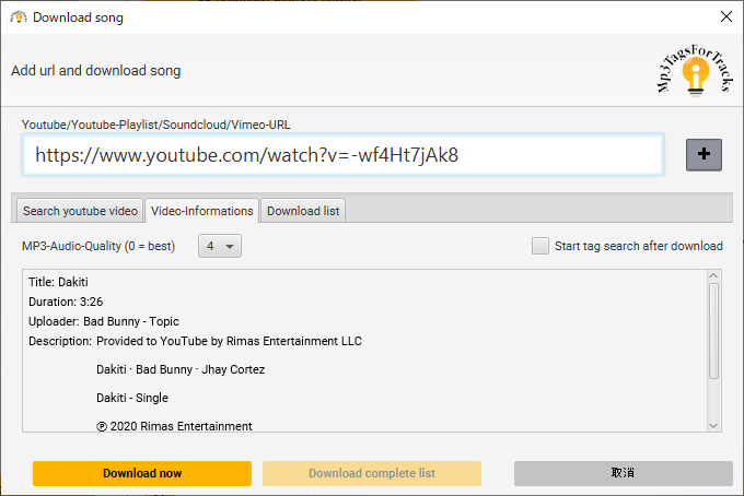 Mp3TagsForTracks