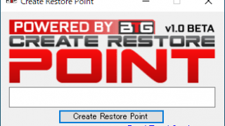 Create Restore Point