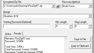 PicoZip Recovery Tool