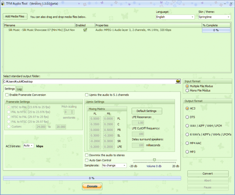 TFM Audio Tool