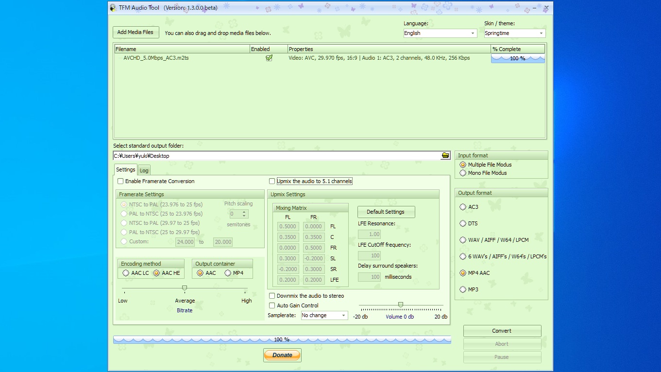 TFM Audio Tool