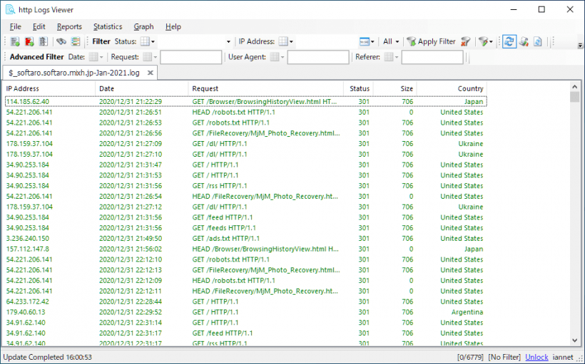 http Logs Viewer