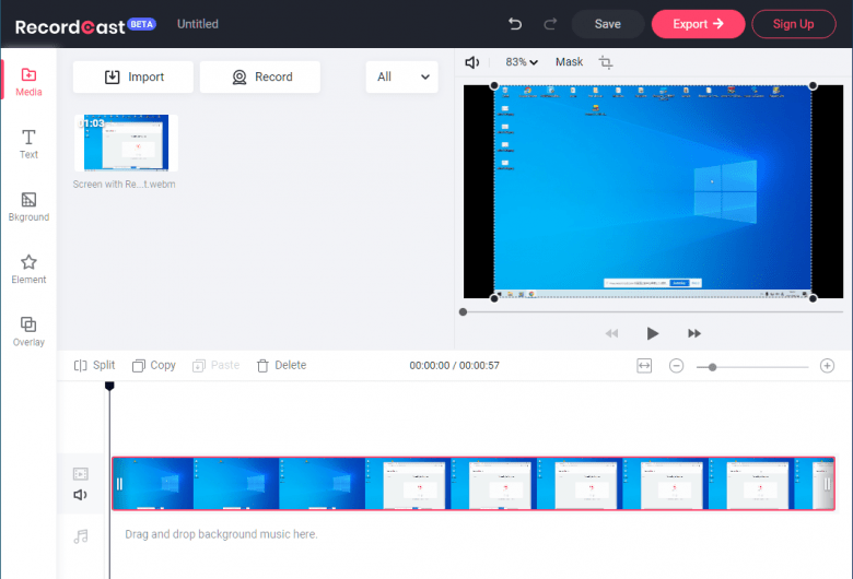 RecordCast | ダウンロードと使い方 | ソフタロウ