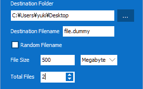 Dummy File Creator