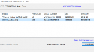 HDD Low Level Format Tool