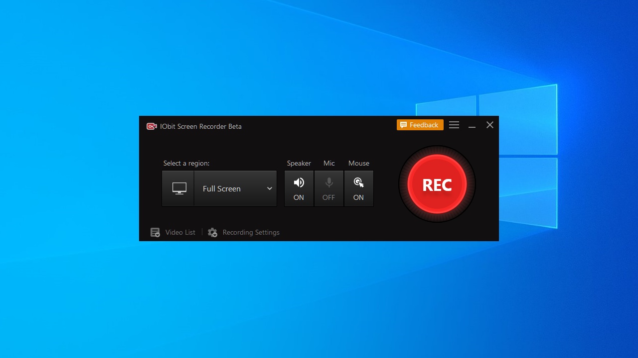 IObit Screen Recorder