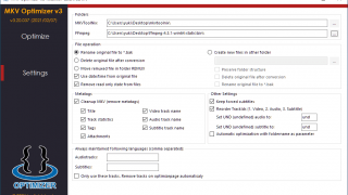 MKV Optimizer