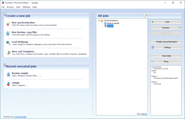 PureSync Personal 8.6.0 | ソフタロウ