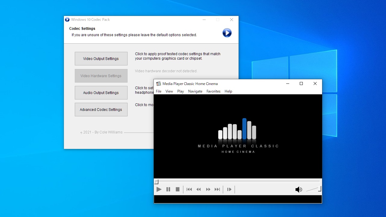 Windows 10 Codec Pack
