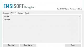 Emsisoft Decryptor for STOP Djvu