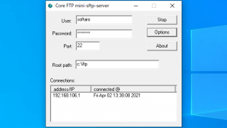 Core FTP mini-sftp-server