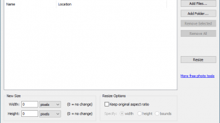 Free Batch Photo Resizer