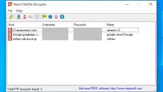 SterJo FileZilla Decryptor