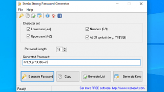 SterJo Strong Password Generator