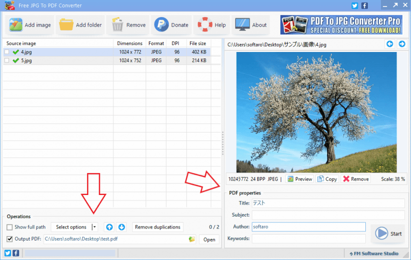 Free JPG To PDF Converter