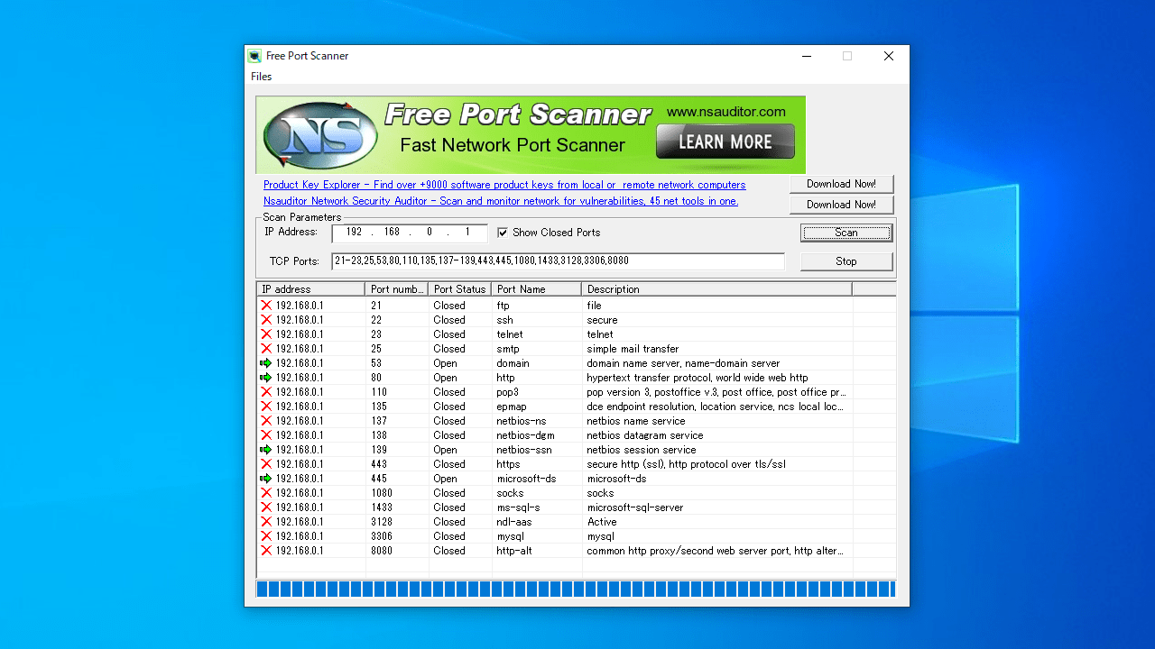 Free Port Scanner