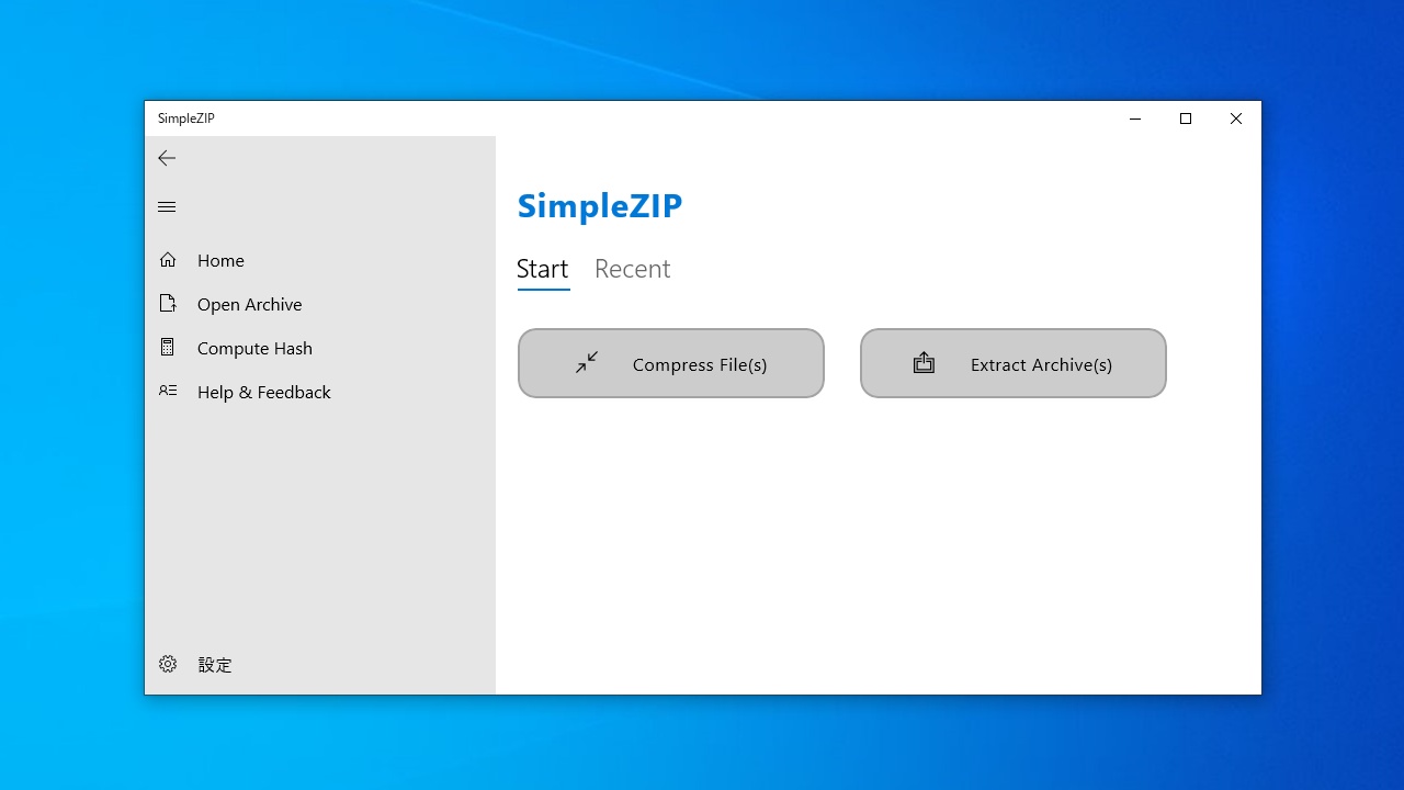 SimpleZIP