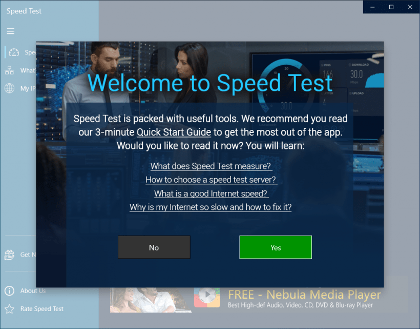 Speed Test