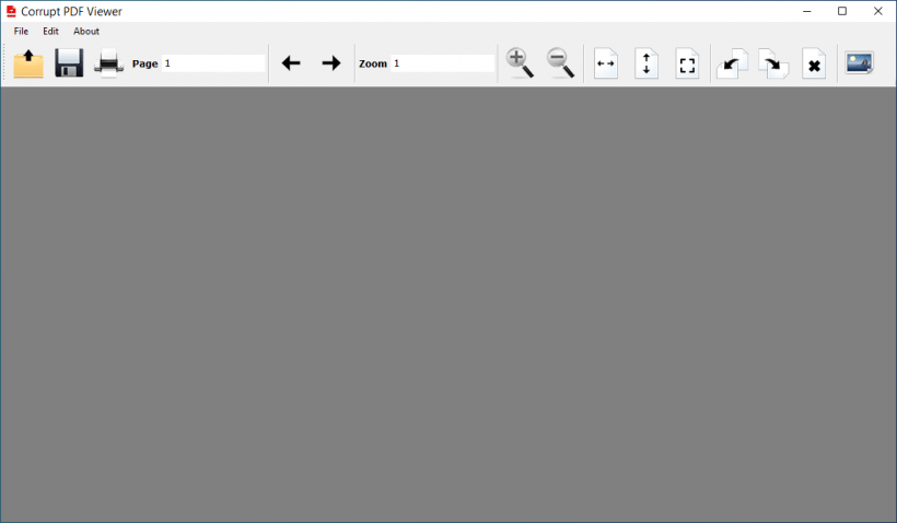 Corrupt PDF Viewer