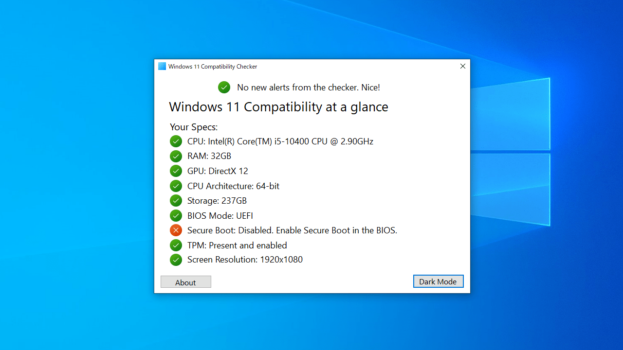 Windows 11 Compatibility Checker