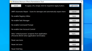 Malware Effects Remediation Tool