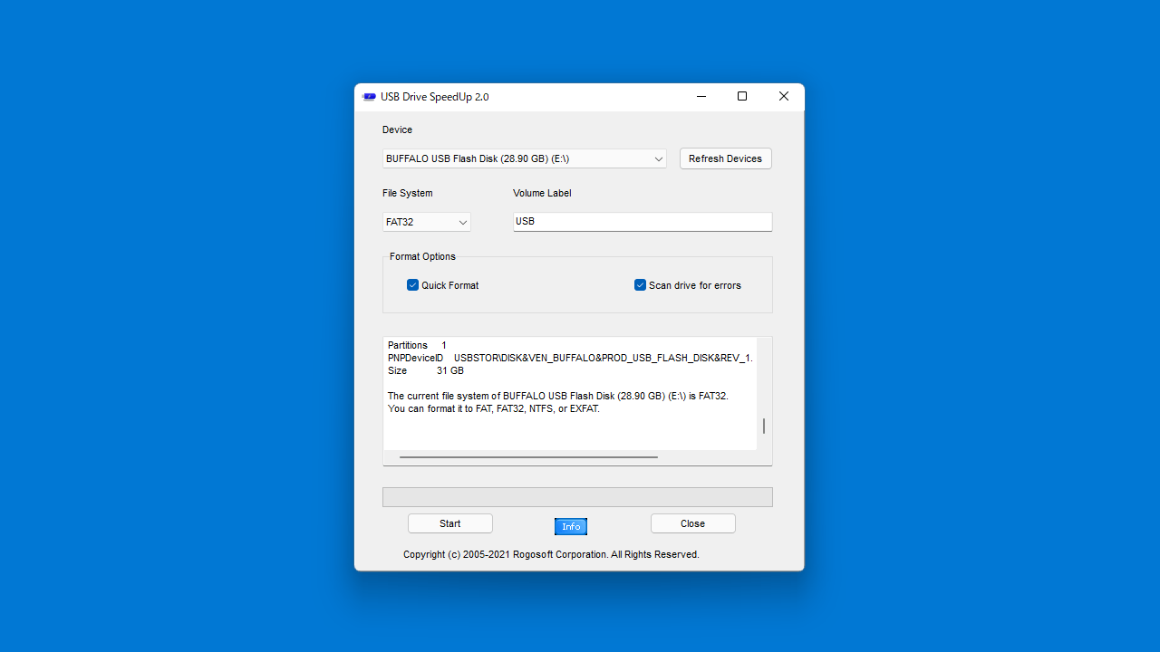 USB Drive SpeedUp