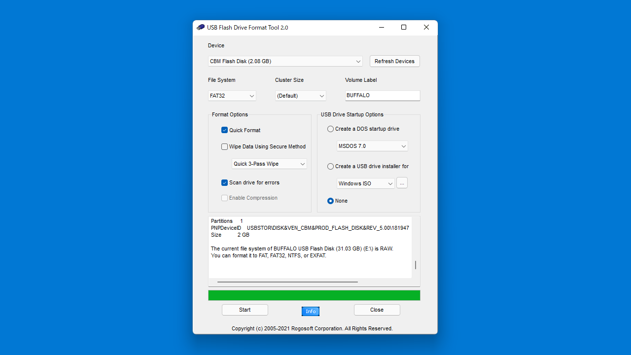 USB Flash Drive Format Tool