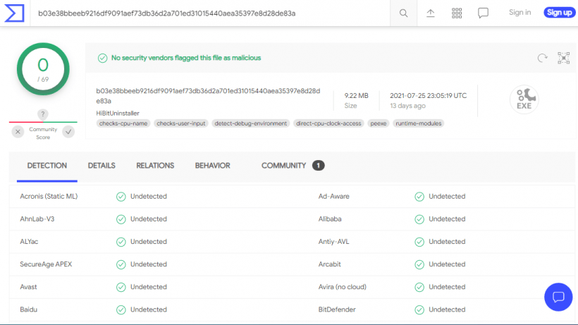 VirusTotal Uploader