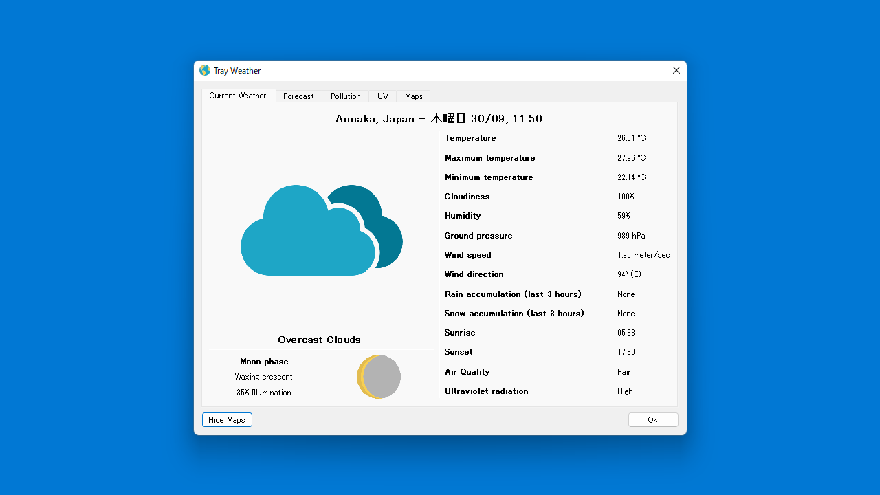 Tray Weather