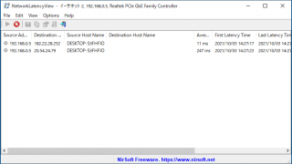 NetworkLatencyView