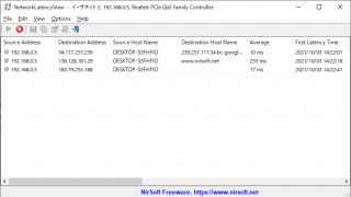 NetworkLatencyView