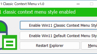 Windows 11 Classic Context Menu