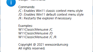 Windows 11 Classic Context Menu