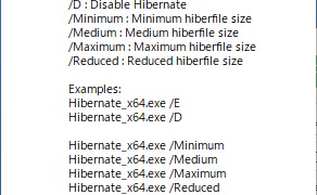 Hibernate Enable or Disable