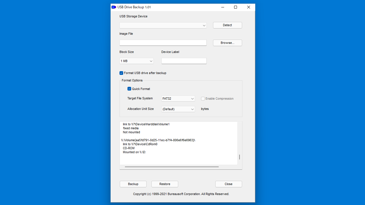 USB Drive Backup