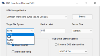 USB Low-Level Format