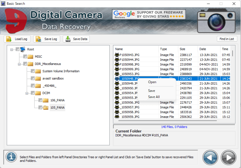 Digital Camera Data Recovery