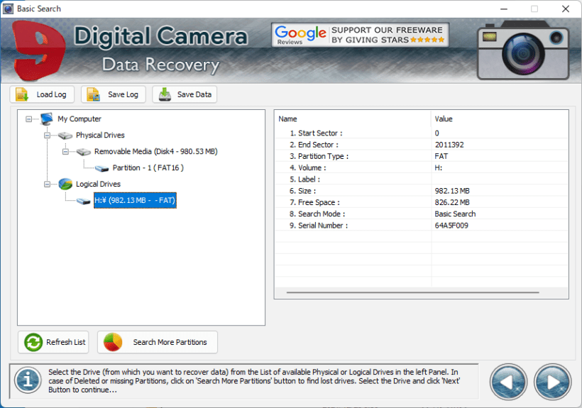 Digital Camera Data Recovery