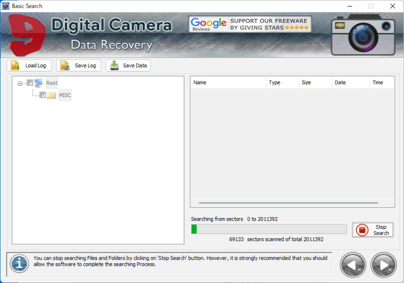 Digital Camera Data Recovery