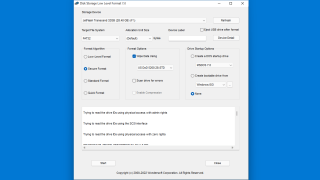 Disk Storage Low Level Format