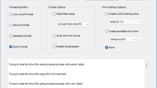 Disk Storage Low Level Format