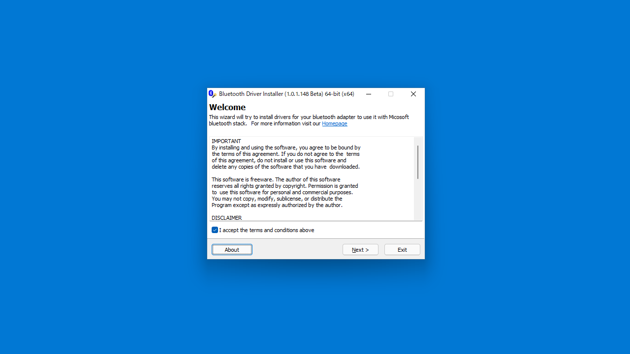 Bluetooth Driver Installer