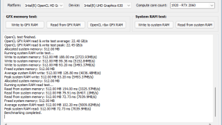 GFX Memory Speed Benchmark