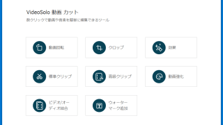 VideoSolo 動画 カット
