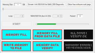 RAM & SSD Diagnostic