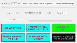 RAM & SSD Diagnostic