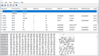 FirmwareTablesView