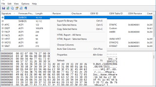 FirmwareTablesView